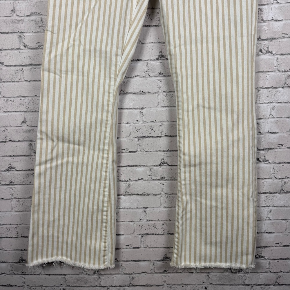 Abercrombie & Fitch High Waisted Striped Jeans - Picture 4 of 9